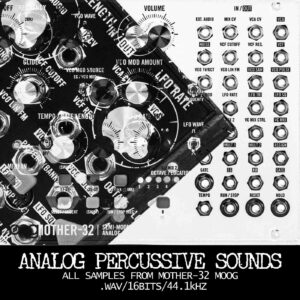 Sample pack cover image ANALOG PERCUSSIVE SOUNDS (Sample Library)