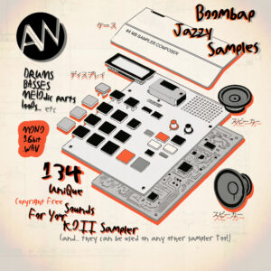 Sample pack cover image EP133 Boombap Jazzy Samples (for the EP133 KOII)