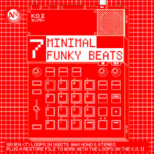 SAMPLE PACK COVER 7 MINIMAL FUNKY BEATS (for the EP133 KOII)