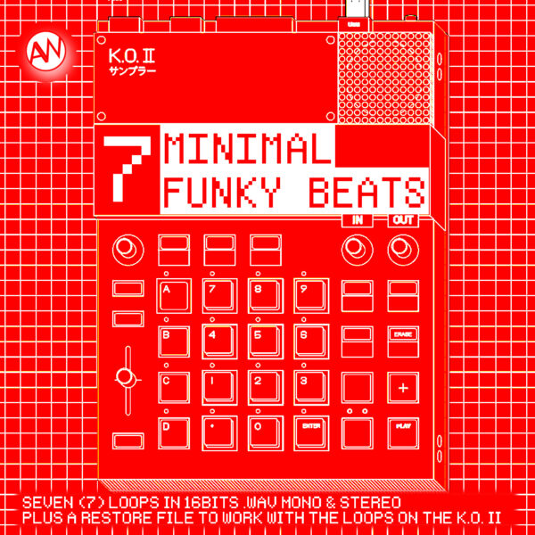 SAMPLE PACK COVER 7 MINIMAL FUNKY BEATS (for the EP133 KOII)