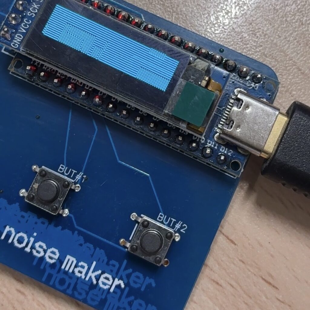 AW noise maker DIY noise music device prototype